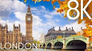 London 🇬🇧 Timelapse (2024)  8K ULTRA HD - Travel Video