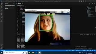 Age and gender prediction using openCV python mediapipe