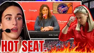 Stephanie White Comments on Indiana Fever as Caitlin Clark's Coach Christie Sides SEAT IS HOT! WNBA