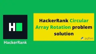 HackerRank Circular Array Rotation problem solution in Python programming | Programmingoneonone