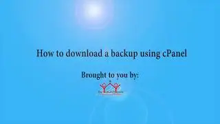 How to Download Backup using cPanel with OurChurch.Com