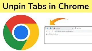 How to Unpin Tabs in Chrome?