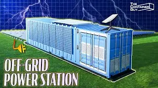 $1.8M Project: Containerized Microgrid | 228 kW Solar Power | 488 kWh Battery Storage