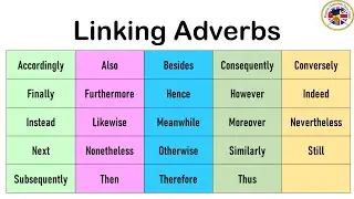 Linking Adverbs List and Example Sentences in English