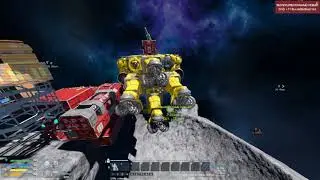 Space Engineers #8 До страиваем Базу на Астероиде & Солнечные батареи на скрипте & Добыча ресурсов