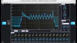 The LSP 32 BAND audio EQUALIZER Plugin - brief demo of this Linux Audio LV2 plugin in action