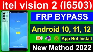 itel vision 2 frp bypass android 11|  itel frp bypass 2022 new method
