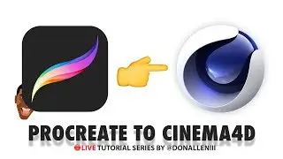 Procreate To Cinema4D - Introduction With Dragon