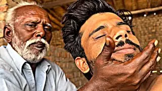 ASMR || WORLD GREATEST HEAD AND BACK MASSAGE BY OLD MAN | A PERFECT SLEEP THERAPY | #massage