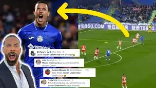 😱😱 Fans shocking reactions to Mason Greenwood scores stunning goal for Getafe, it was unstoppable