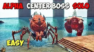 EASY The Center SOLO boss Fight on ALPHA | ARK Survival Ascended