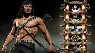 Mortal Kombat 11 - RAMBO Klassic Towers Gameplay @ ᵁᴴᴰ 60ᶠᵖˢ ✔