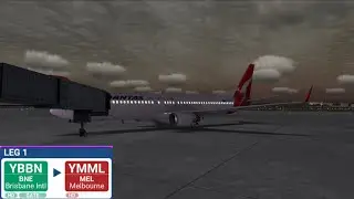 RFS - Real Flight Simulator | Qantas QF 627 | Brisbane (YBBN) - Melbourne (YMML) | B737-800