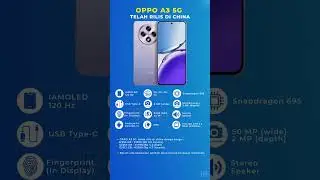 Oppo A3 5G telah rilis di china