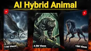 How to Create Viral Hybrid Animal Videos - New Method - AI Animals Fusion Part #2