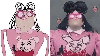 POP DRAWING MEME #44 | NETTA - BASSA SABABA | Ruby Fun