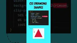 Draw shapes with CSS #shrots