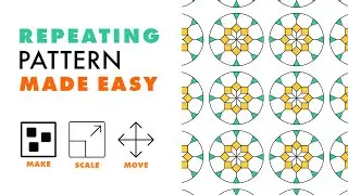 Illustrator Pattern Made Easy, How to Create a Geometric Repeating Pattern in Illustrator