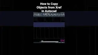 How to Copy Objects from Xref in Autocad | Autocad xref tips 02