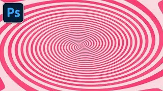 How to Make a Spiral Strips Background in Photoshop CC