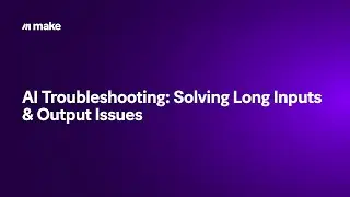 AI Troubleshooting: Solving Long Inputs & Output Issues