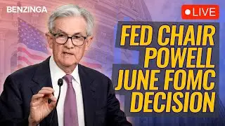 🔴WATCH LIVE: Jerome Powell Speaks, FOMC Press Conference | June 12th, 2024