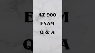 AZ 900 Exam Question 2024 || Azure Fundamentals Question 