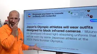 INFRARED CAMERAS SEE UNDER JAPANESE ATHLETES UNIFORMS - new fabric blocks the pervs...