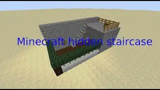 Hidden staircase in minecraft ツ