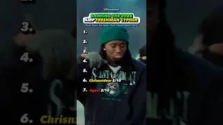Ranking 2024 AMP freshman cypher 