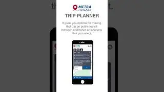 Trip Planner on metratracker.com