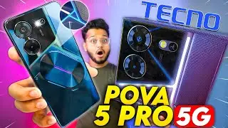 (EXCLUSIVE) TECNO POVA 5 Pro 5G First Look & Back light Effects