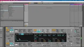 The Filter Section of Ableton's Analog