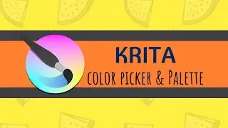 Krita Tutorial | Color Picker (Tool Palette Docker) | Part 1 | cc