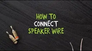 How to Connect Speaker Wire to a Binding Post | Kanto Solutions