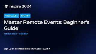 (Spanish) Master Remote Events: Beginners Guide by xmaanzach | Inspire 2024