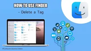 How to DELETE a Tag On the Finder Application Using a Mac - Basic Tutorial | New