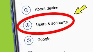 Oneplus Mobile || User and Account Setting