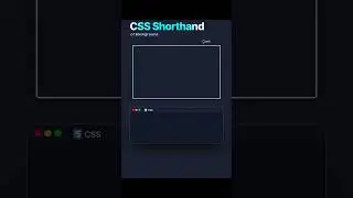 CSS Shorthand #html #webdesign #css