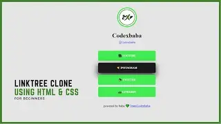 Learn to Build Linktree Clone Using HTML and CSS with Source Code