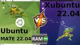 Ubuntu Mate 22.04 vs Xubuntu 22.04: RAM Usage