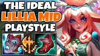 I found the IDEAL WAY to play LILLIA MID | Off-Meta Climb | 13.14 - League of Legends