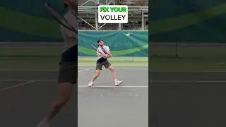 How to Hit a Forehand Tennis Volley (New Drill) 