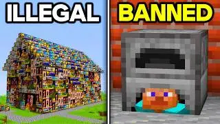 110 Illegal Houses In Minecraft