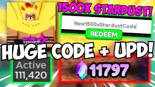 New HUGE 1500x Stardust Code & MASSIVE Baryon Mode Update! ASTD!