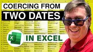 Excel - Master Excel Manipulation: Coerce All Dates Between Two Given Dates - Episode 1019