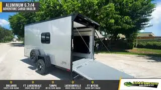 Aluminum 6.7x14 ADVENTURE CARGO Trailer offered by Load Runner Trailers