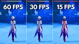 Does FPS really matter? 60 FPS vs 30 FPS vs 15 FPS [ Genshin Impact ]