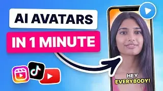 How to Create an AI Avatar Video in 1 Minute! 🚀