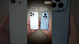 iPhone 15 Pro Vs Honor Magic 6 Pro Quick comparison on Dynamic Island 👀🔥#iphone #shorts